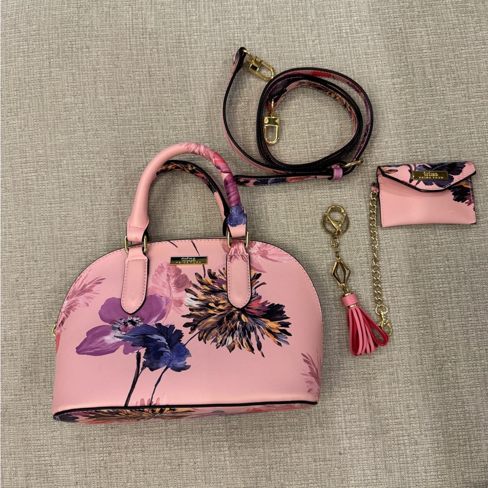 Like New TRINA TURK Mini Satchel Crossbody.